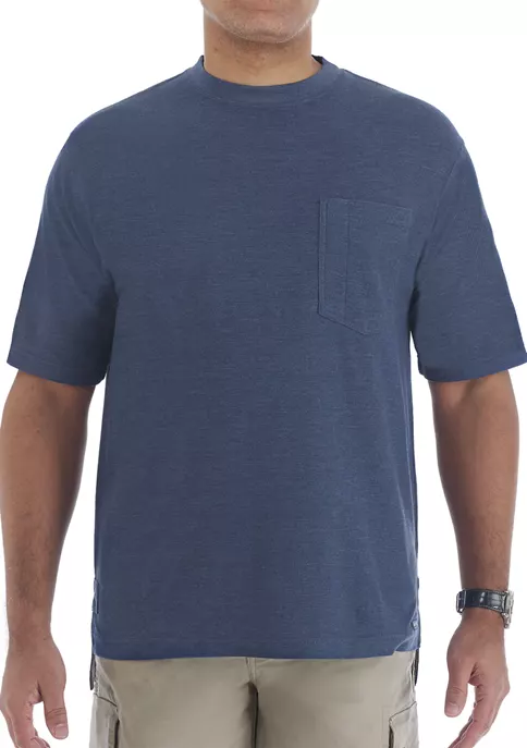 Smith's Workwear Men's Extended Tail Short Sleeve Crew Neck Mini Thermal T-Shirt 5 Smith's Workwear Men's Extended Tail Short Sleeve Crew Neck Mini Thermal T-Shirt - Image 4