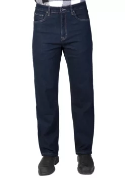 Smith's Workwear Men's Stretch Fleece Lined 5 Pocket Jeans -Bazaar stoe Belk 1078