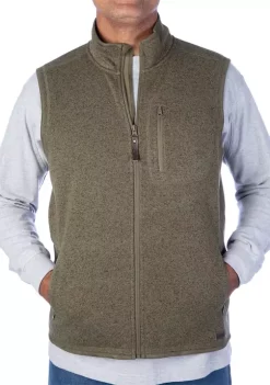 Smith's Workwear Full Zip Fleece Sweater Vest -Bazaar stoe Belk 1082
