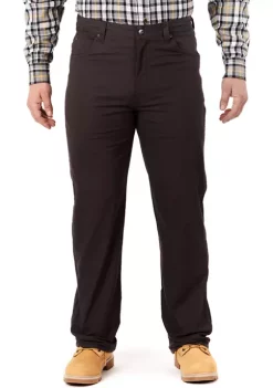 Smith's Workwear Men's Fleece Lined 5 Pocket Canvas Pants -Bazaar stoe Belk 1096