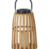 Bazaar Elements Natural Bamboo LED Wood Lantern -Bazaar stoe Belk 11