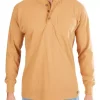 Smith's Workwear Long Sleeve Pocket Gusset Henley 2 Smith's Workwear Long Sleeve Pocket Gusset Henley -Bazaar stoe Belk 1116