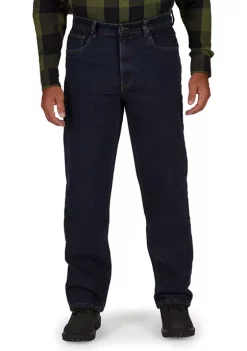 Smith's Workwear Camo Fleece Lined 5-Pocket Jeans -Bazaar stoe Belk 1128