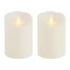 Bazaar White Realistic Candles - Set of 2 -Bazaar stoe Belk 113