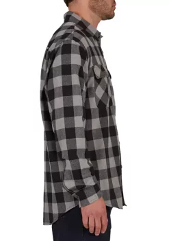 Smith's Workwear Buffalo Two-Pocket Flannel Shirt -Bazaar stoe Belk 1141