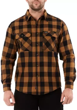 Smith's Workwear Buffalo Two-Pocket Flannel Shirt -Bazaar stoe Belk 1144
