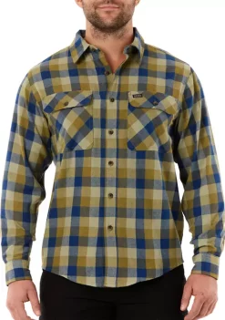Smith's Workwear Buffalo Two-Pocket Flannel Shirt -Bazaar stoe Belk 1147