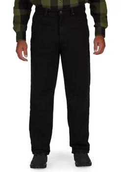 Smith's Workwear Buffalo Fleece Lined 5 Pocket Jeans