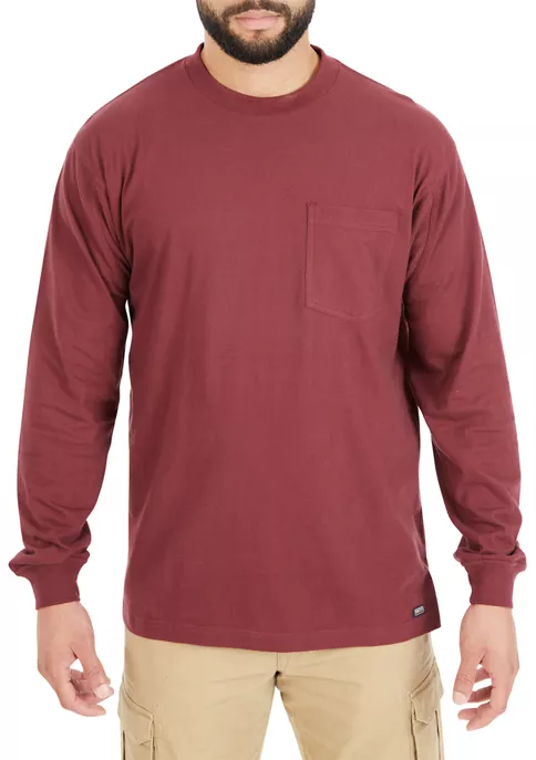 Smith's Workwear Long Sleeve Extended Tail Crewneck Tee 4 Smith's Workwear Long Sleeve Extended Tail Crewneck Tee - Image 2
