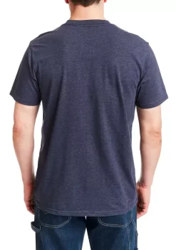 Smith's Workwear Short Sleeve Crew Neck Patriotic Tee-Shirt -Bazaar stoe Belk 1189