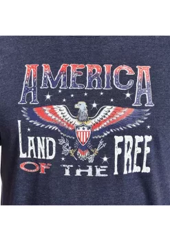 Smith's Workwear Short Sleeve Crew Neck Patriotic Tee-Shirt -Bazaar stoe Belk 1190