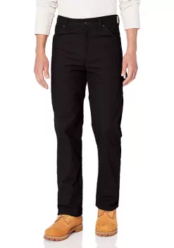 Smith's Workwear Stretch Fleece Lined Canvas Carpenter Pant