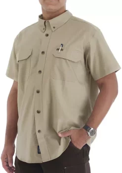 Smith's Workwear Stretch Work Shirt With Gusset