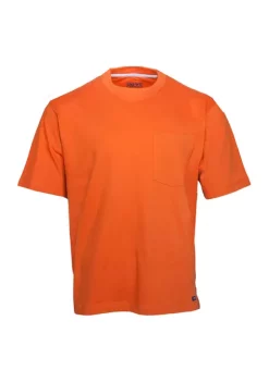 Smith's Workwear Men's Crew Neck T-Shirt with Extended Tail -Bazaar stoe Belk 1219