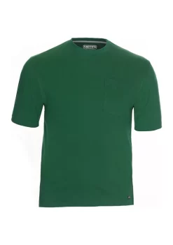 Smith's Workwear Men's Crew Neck T-Shirt with Extended Tail -Bazaar stoe Belk 1222