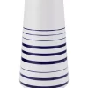 Bazaar Elements 12-Inch Blue Stripe Ceramic Vase, Blue/White -Bazaar stoe Belk 124