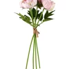 Bazaar Elements 18" Plastic Pink Peony Faux Florals - Set of 4 -Bazaar stoe Belk 165