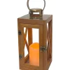 Bazaar Elements LED Wood Lantern -Bazaar stoe Belk 185