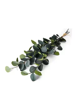 Bazaar Elements 30.5" Plastic Eucalyptus Bouquet Faux Florals - Set of 3