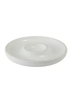 Bazaar Beaded Wood Chip Tray