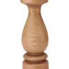 Bazaar Elements Wood Dark Natural Candle Holder -Bazaar stoe Belk 256