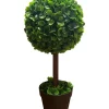 Bazaar Elements 24 Inch UV Artificial Boxwood Ball Topiary -Bazaar stoe Belk 259