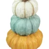 Gordon Companies 22 inch Triple Stacked Pumpkins Thanksgiving Tabletop Decor -Bazaar stoe Belk 332
