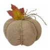 Gordon Companies 5.5 inch Beige Burlap Autumn Harvest Table Top Pumpkin -Bazaar stoe Belk 350