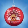 Gordon Companies 4Inch Red Angry Birds InchWinter Is HereInch Christmas Disc Ornament