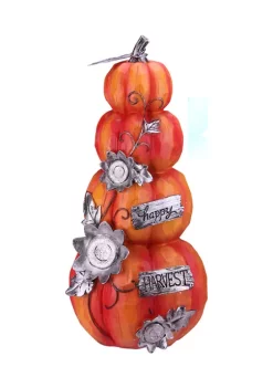 Gordon Companies 18.25 inch Stacked Pumpkins FeetHappy Harvest Feet Fall Outdoor Decoration -Bazaar stoe Belk 376