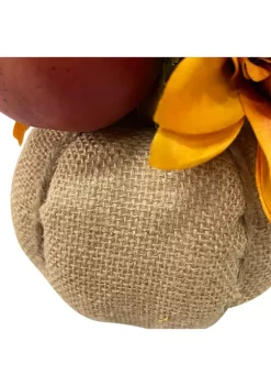 Gordon Companies 9 inch Mixed Autumn Harvest Flora in a Pumpkin Basket Decoration -Bazaar stoe Belk 405