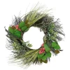 Gordon Companies Wheat Eucalyptus and Twig Artificial Wreath 22- inch -Bazaar stoe Belk 417