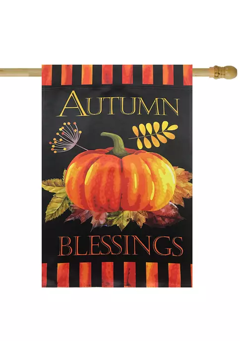 Gordon Companies Autumn Blessings and Pumpkin Outdoor Garden Flag 40 inch x 28 inch 6 Gordon Companies Autumn Blessings and Pumpkin Outdoor Garden Flag 40 inch x 28 inch - Image 4