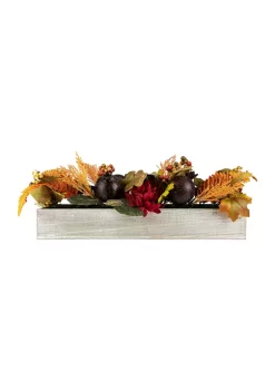 Gordon Companies 24 inch Autumn Harvest 3-Piece Candle Holder in a Rustic Wooden Box Centerpiece 10 Gordon Companies 24 inch Autumn Harvest 3-Piece Candle Holder in a Rustic Wooden Box Centerpiece -Bazaar stoe Belk 439