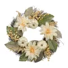 Gordon Companies Dahlia and Pumpkin Fall Artificial Floral Wreath 22- inch -Bazaar stoe Belk 443