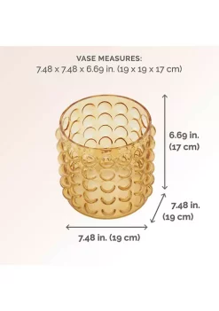 Bazaar Elements Patched Ceramic Shoulder Vase, White -Bazaar stoe Belk 46