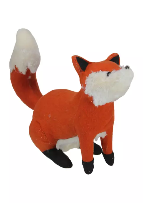 Gordon Companies 15.75 inch Orange and Cream Plush Sitting Fox Fall Tabletop Decor 6 Gordon Companies 15.75 inch Orange and Cream Plush Sitting Fox Fall Tabletop Decor - Image 4