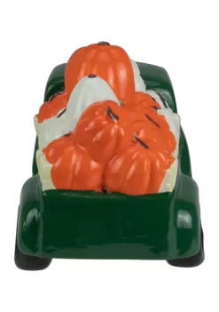 Gordon Companies 9.5 inch LED Lighted Green Ceramic Truck Hauling Pumpkins Autumn Harvest Decoration 10 Gordon Companies 9.5 inch LED Lighted Green Ceramic Truck Hauling Pumpkins Autumn Harvest Decoration -Bazaar stoe Belk 508