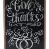 Gordon Companies Black and White inchGive thanks inch Chalkboard Thanksgiving Wall Art Decor 14 inch x 10.5 inch -Bazaar stoe Belk 510