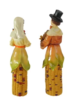 Gordon Companies Pack of 2 Pilgrim Autumn Harvest Table Top Decorations 10.5 inch -Bazaar stoe Belk 534
