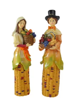 Gordon Companies Pack of 2 Pilgrim Autumn Harvest Table Top Decorations 10.5 inch -Bazaar stoe Belk 535