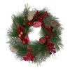 Gordon Companies Autumn Harvest Pine Berry and Pomegranate Wreath 24 inch Unlit -Bazaar stoe Belk 540