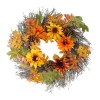 Gordon Companies Sunflowers and Pine Cones Fall Artificial Thanksgiving Wreath - 24- inch Unlit -Bazaar stoe Belk 547