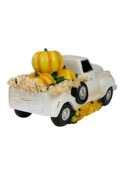 Gordon Companies 11.25 inch Truck Full of Pumpkins and Hay Thanksgiving Table Top Figure -Bazaar stoe Belk 558