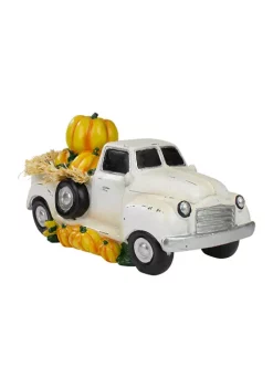Gordon Companies 11.25 inch Truck Full of Pumpkins and Hay Thanksgiving Table Top Figure -Bazaar stoe Belk 559