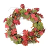 Gordon Companies Autumn Harvest Acorn Berry and Burlap Rustic Thanksgiving Wreath 18- inch -Bazaar stoe Belk 560