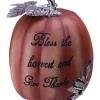 Gordon Companies 10 Bless the Harvest and Give Thanks Thanksgiving Table Top Pumpkin -Bazaar stoe Belk 564