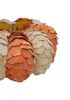 Gordon Companies 10 inch Brown and Orange Autumn Harvest Tabletop Pumpkin -Bazaar stoe Belk 576