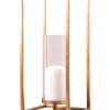 Bazaar 18" Gold Hurricane Candle Holder -Bazaar stoe Belk 58