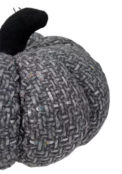 Gordon Companies 7.5 inch Gray Knitted Fall Harvest Tabletop Pumpkin -Bazaar stoe Belk 593